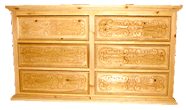 carved dresser