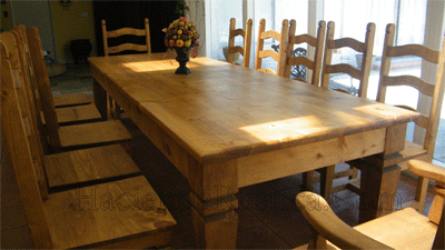 Maya table for 12 solid wood